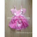 kids princess dress pink with wing